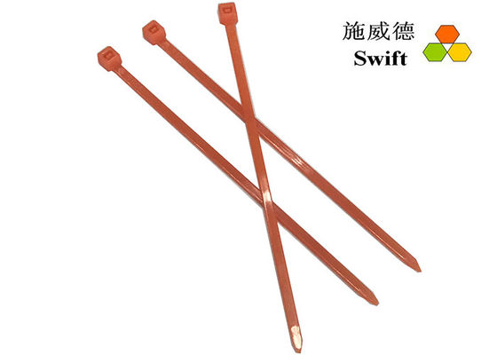 Orange Self Locking 100mm Nylon UL94V2 Bulk Cable Ties
