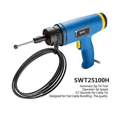 مدل SWT25100H خودکار Zip Tie Tool سرعت کار 0.7 ثانیه در هر کابل طراحی شده برای وظایف بسته بندی سریع کابل
