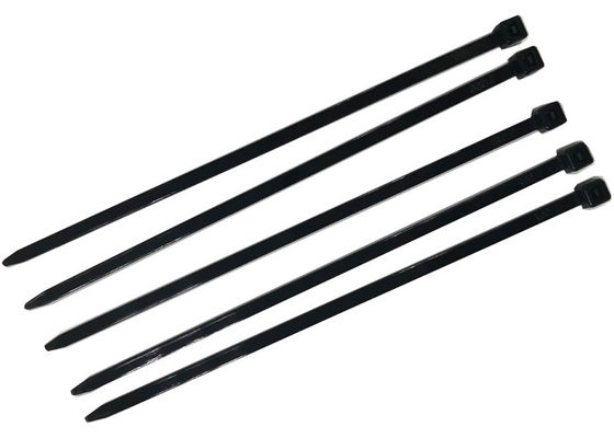 سیاه و سفید نایلون معمولی Zip Ties 3.6 * 150mm با دمای بالا پلیامید 66